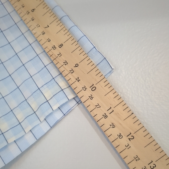 Lacoste Shirt Mens XL Blue Check Quiet Luxury Golf Preppy Business - Picture 6 of 6